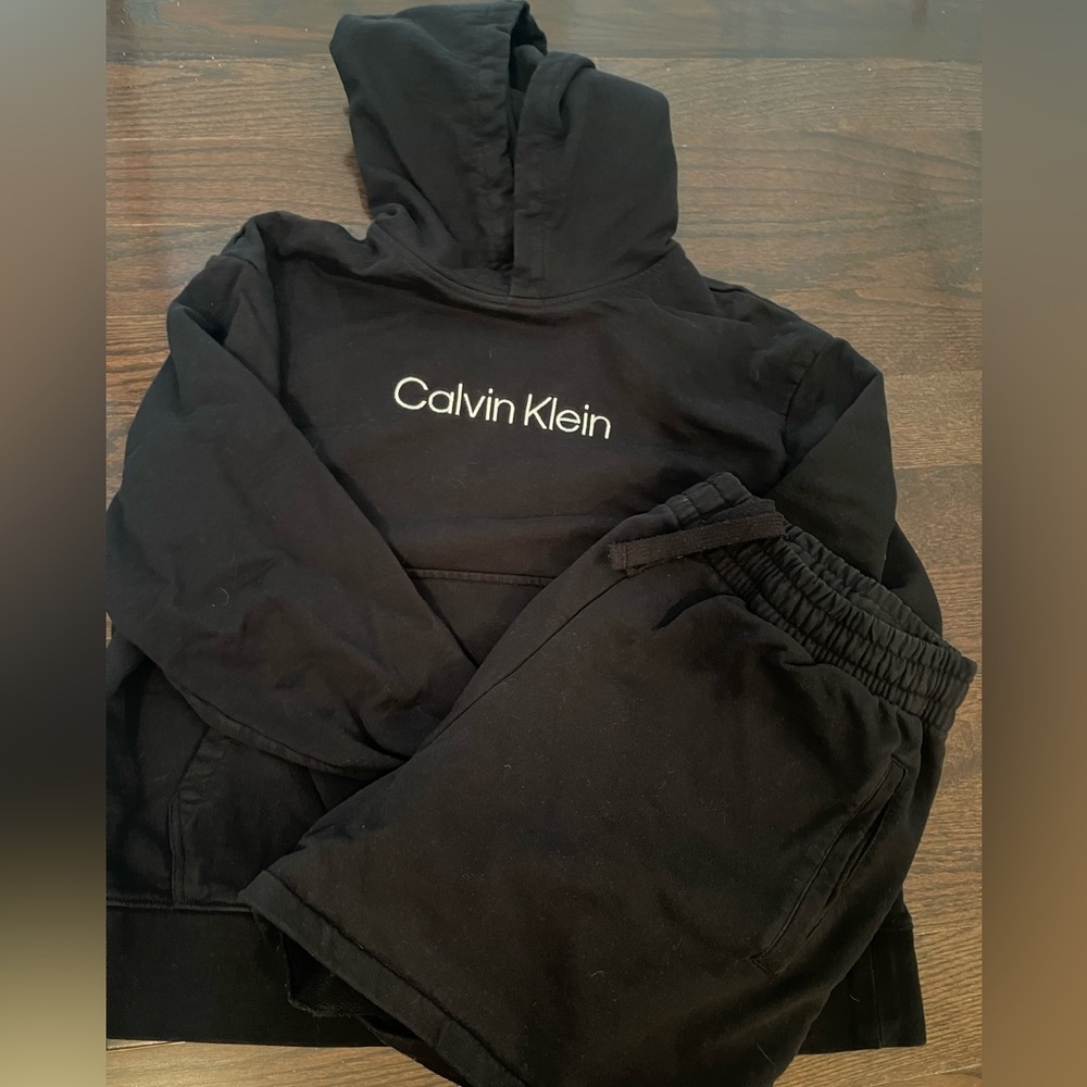 Calvin Klein Hoodie & Shorts Set